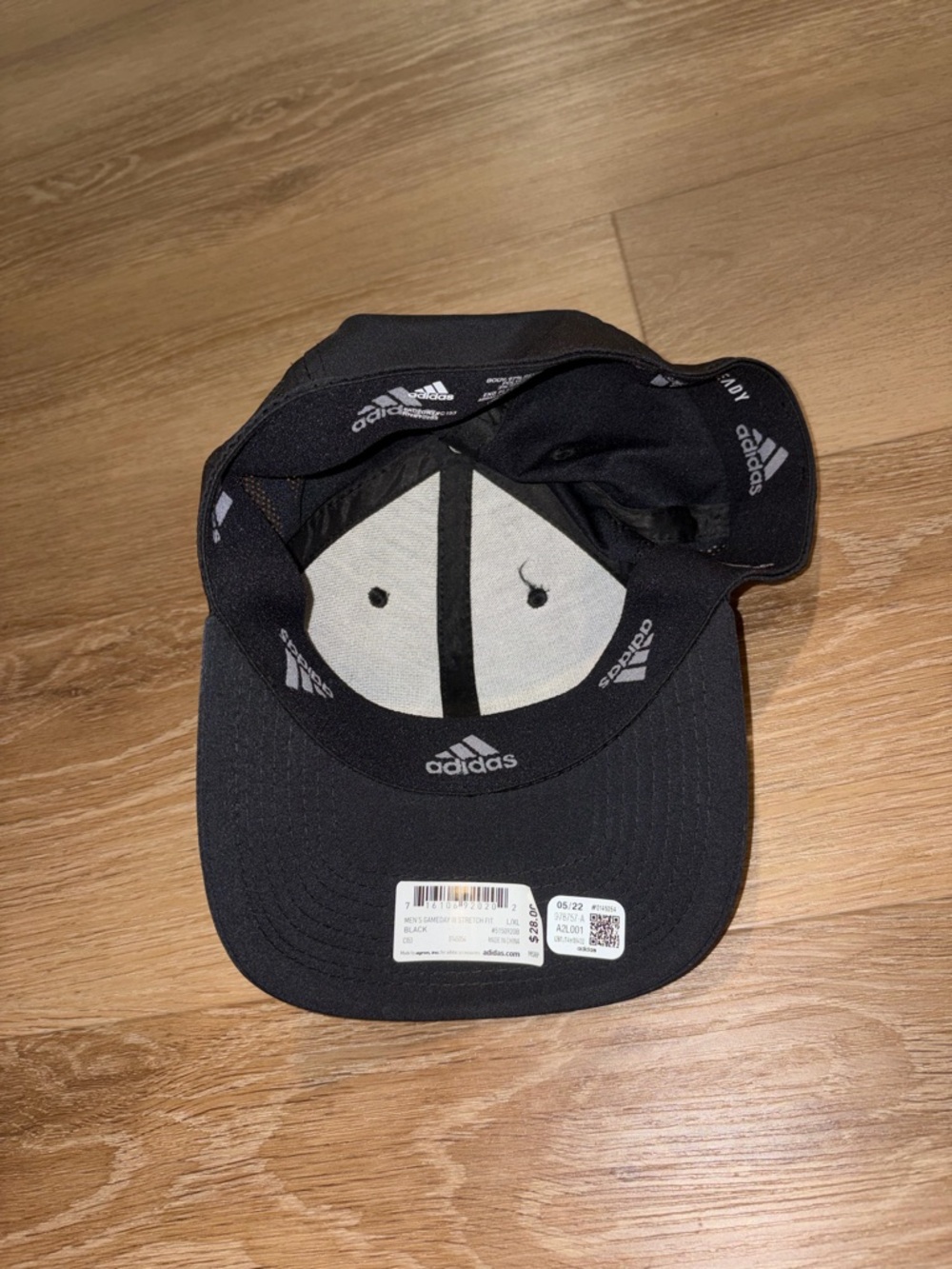 Adidas Men's Gameday III Golf Hat Black L/XL Aeroready Cap Stretch Fit New Tags - Picture 6 of 11